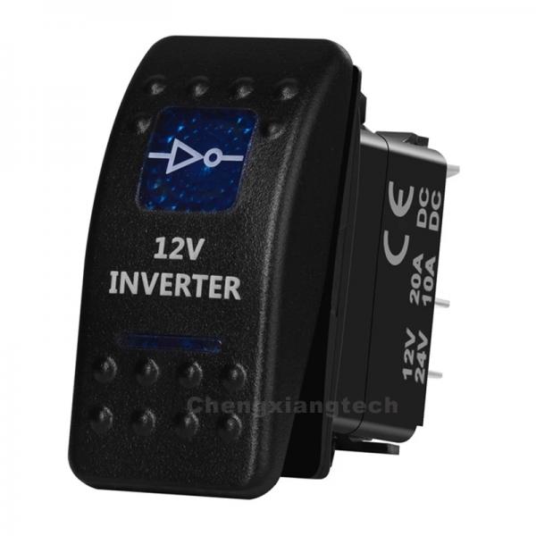 12v/24v ARB스타일 방수 푸쉬 스위치 파란색 (12V INVERTER) [TYE-LS001]