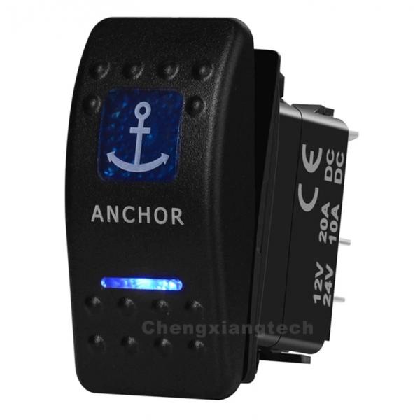 12v/24v ARB스타일 방수 푸쉬 스위치 파란색 (ANCHOR) [TYE-LS003]