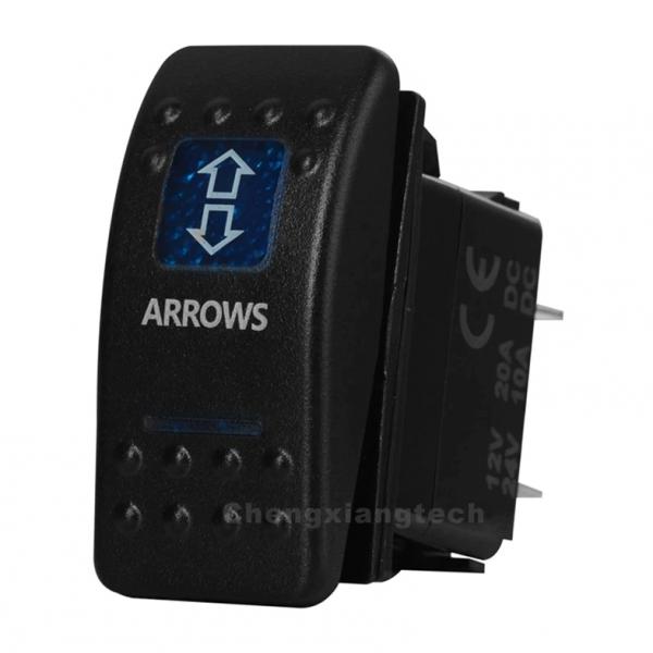 12v/24v ARB스타일 방수 푸쉬 스위치 파란색 (ARROWS) [TYE-LS004]