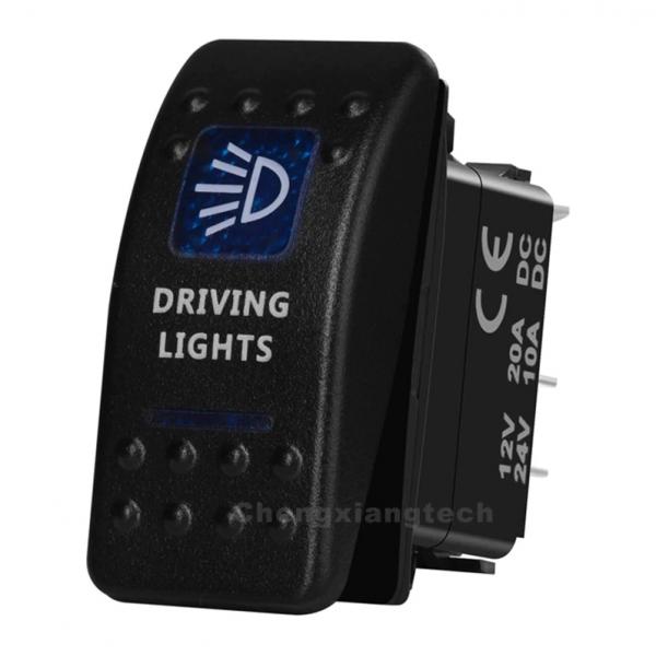 12v/24v ARB스타일 방수 푸쉬 스위치 파란색 (DRIVING LIGHT) [TYE-LS012]