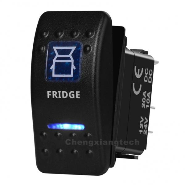 12v/24v ARB스타일 방수 푸쉬 스위치 파란색 (FRIDGE) [TYE-LS018]