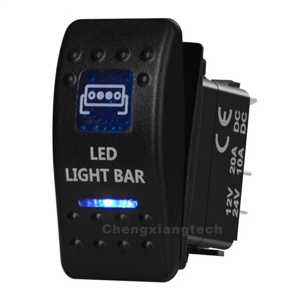 12v/24v ARB스타일 방수 푸쉬 스위치 파란색 (LED LIGHT BAR) [TYE-LS023]