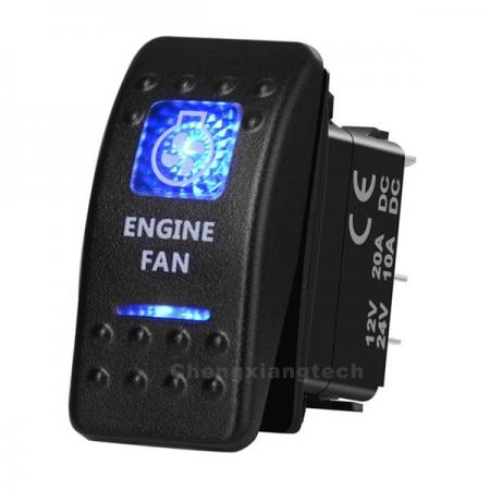 디바이스마트,EV 전기차/캠핑카/그린에너지 > 스위치/커넥터/릴레이 > 스위치/셀렉터,SMG,12v/24v ARB스타일 방수 푸쉬 스위치 파란색 (REVERSE CAMERA) [TYE-LS033],24V, 10A / 12V, 20A / SPST / 방수 IP 6 / 블루 / REVERSE CAMERA