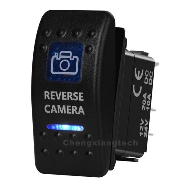 12v/24v ARB스타일 방수 푸쉬 스위치 파란색 (REVERSE CAMERA) [TYE-LS033]