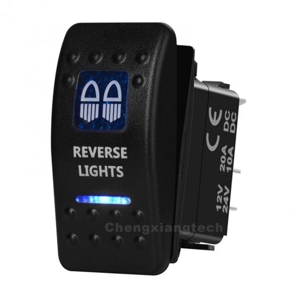 12v/24v ARB스타일 방수 푸쉬 스위치 파란색 (REVERSE LIGHTS) [TYE-LS034]