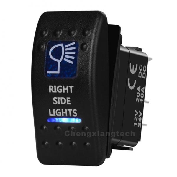 12v/24v ARB스타일 방수 푸쉬 스위치 파란색 (RIGHT SIDE LIGHTS) [TYE-LS035]