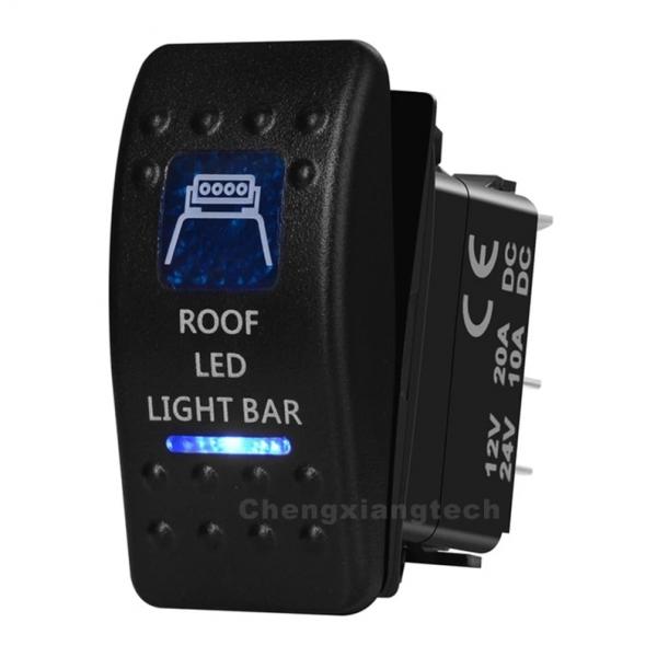 12v/24v ARB스타일 방수 푸쉬 스위치 파란색 (ROOF LED LIGHT BAR) [TYE-LS037]