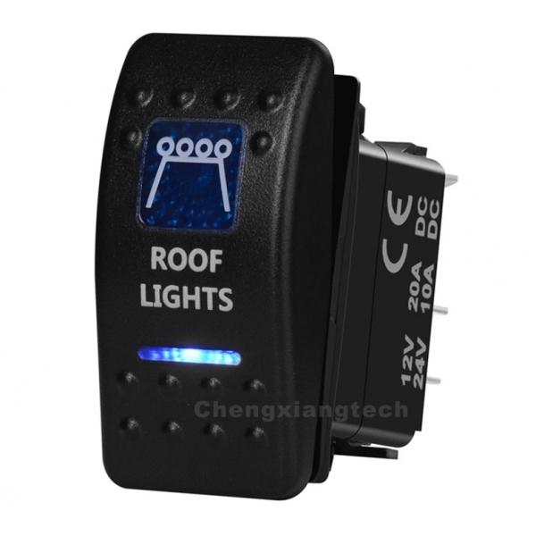 12v/24v ARB스타일 방수 푸쉬 스위치 파란색 (ROOF LIGHTS) [TYE-LS038]