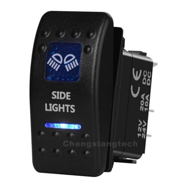 12v/24v ARB스타일 방수 푸쉬 스위치 파란색 (SIDE LIGHTS) [TYE-LS041]