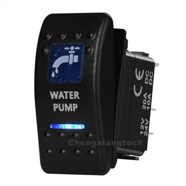 12v/24v ARB스타일 방수 푸쉬 스위치 파란색 (WATER PUMP) [TYE-LS048]