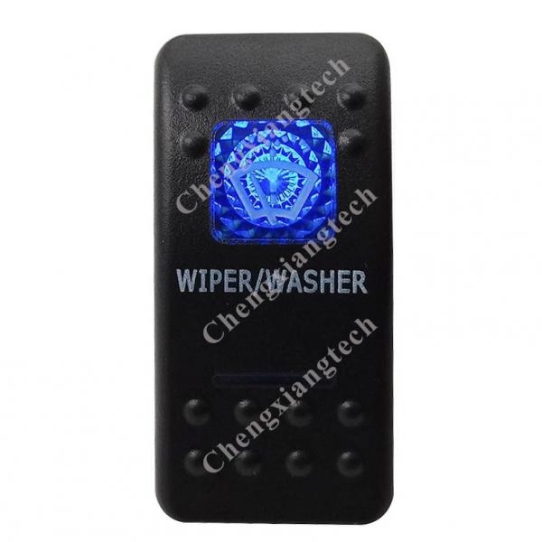 12v/24v ARB스타일 방수 푸쉬 스위치 파란색 (WIPER/WASHER) [TYE-LS052]