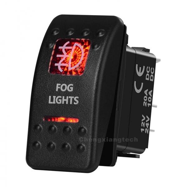 12v/24v ARB스타일 방수 푸쉬 스위치 빨간색 (FOG LIGHTS) [TYE-LS067]