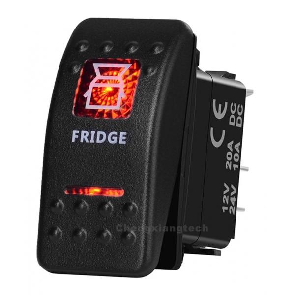 12v/24v ARB스타일 방수 푸쉬 스위치 빨간색 (FRIDGE) [TYE-LS069]
