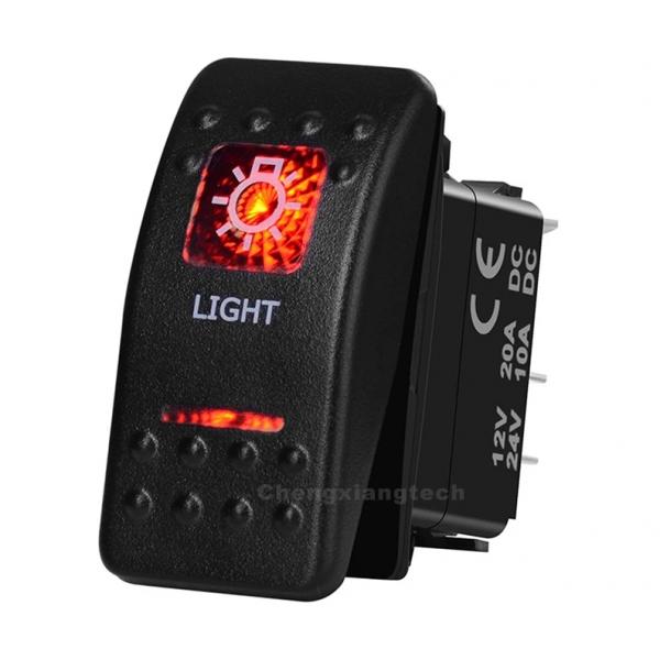 12v/24v ARB스타일 방수 푸쉬 스위치 빨간색 (LIGHT) [TYE-LS079]