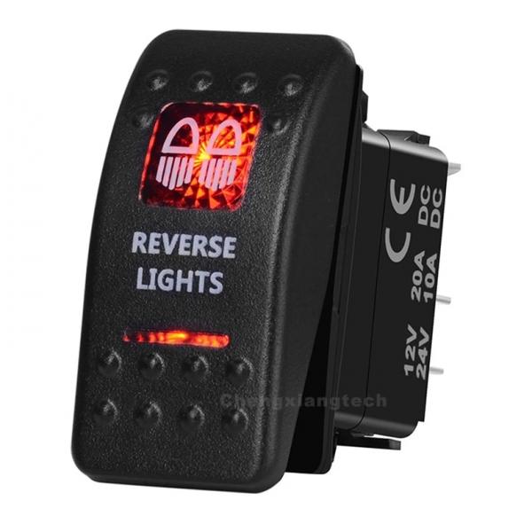 12v/24v ARB스타일 방수 푸쉬 스위치 빨간색 (REVERSE LIGHTS) [TYE-LS086]
