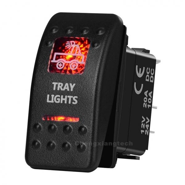 12v/24v ARB스타일 방수 푸쉬 스위치 빨간색 (TRAY LIGHTS) [TYE-LS092]