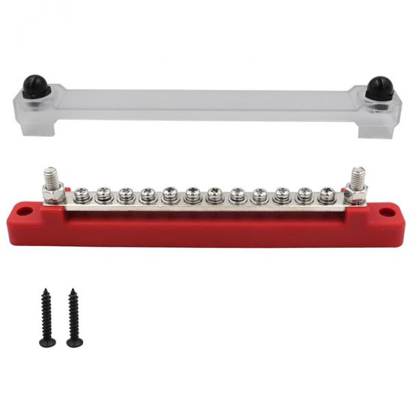 자동차 터미널 블록 12v 전원 분배 블록 (빨강 12단자) [TYE-TB006]