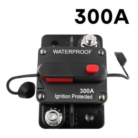 디바이스마트,EV 전기차/캠핑카/그린에너지 > 전선/전기용품 > 변압기/차단기,SMG,AMP 전원 보호 회로 차단기 퓨즈 12-48V DC (300A) [TYE-FU012],수동 리셋 스위치 / IP67 / 12~48V / 74*49*44mm / 300A