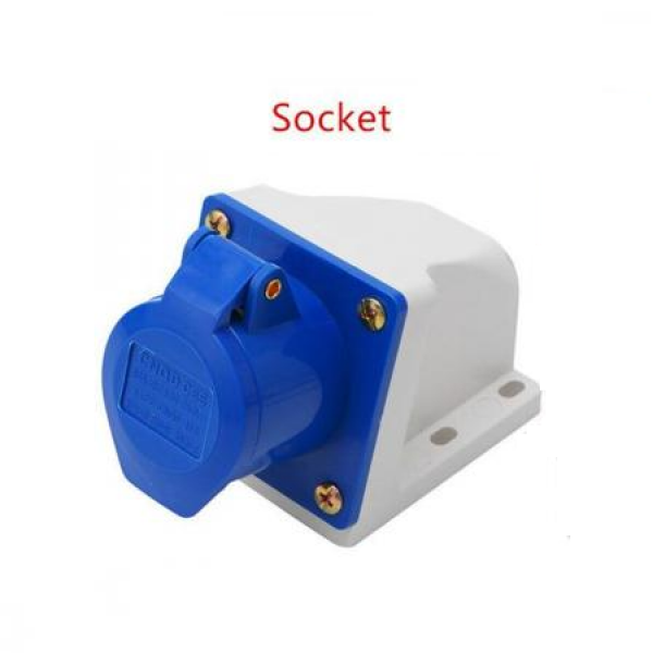 디바이스마트,EV 전기차/캠핑카/그린에너지 > 스위치/커넥터/릴레이 > 산업용커넥터,SMG,220-250V 16A 방수등급 IP44 3핀 산업용 카라반 캠핑카 소켓 [TYE-WPS05],220-250V / 16A / IP44 / 3핀 / 방수 소켓