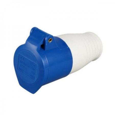 디바이스마트,EV 전기차/캠핑카/그린에너지 > 스위치/커넥터/릴레이 > 산업용커넥터,SMG,240V 16A 3Pin 방수등급 IP44 커넥터 / 전원 연결 소켓 [TYE-WPS06],220-250V / 16A / IP44 / 3핀 / 방수 소켓