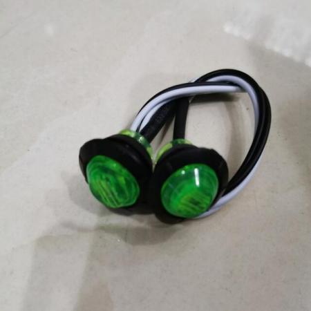 디바이스마트,EV 전기차/캠핑카/그린에너지 > 캠핑/보트 악세사리 > LED/사이드마커,SMG,방수 사이드 마커 LED 12V 3/4 " (그린) [TYE-CL028],사이드마커 / 12V / 19mm /그린