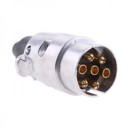 디바이스마트,EV 전기차/캠핑카/그린에너지 > 캠핑/보트 악세사리 > 트레일러잭/소켓,SMG,12V 알루미늄 트레일러 견인 어댑터 커넥터 7 핀 [TYE-TA003],35*40*95mm / 알루미늄 + 구리 / 7핀