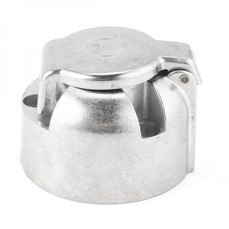 디바이스마트,EV 전기차/캠핑카/그린에너지 > 캠핑/보트 악세사리 > 트레일러잭/소켓,SMG,12V 7핀 알루미늄 트레일러 견인 플러그 소켓 [TYE-TA004],35*40*95mm / 알루미늄 + 구리 / 7핀 / 커버