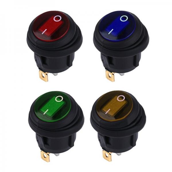 5pcs 12V LED 방수 로커 스위치 (블루) [TYE-TS006]