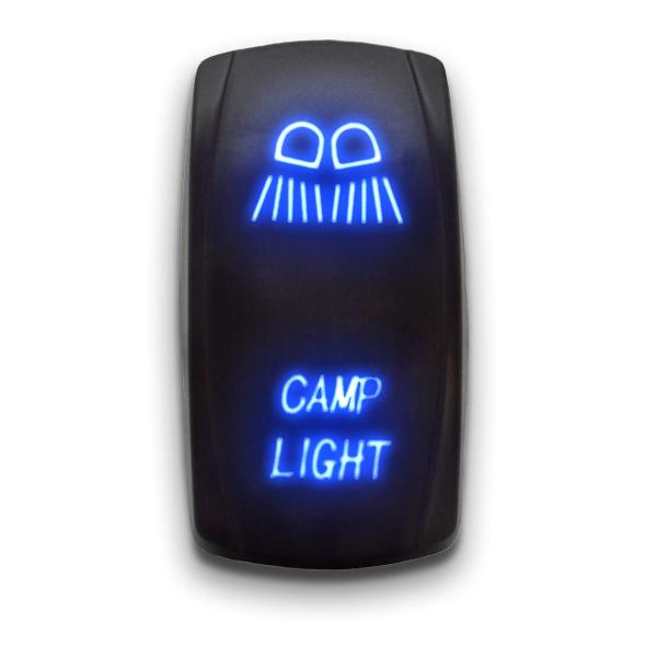 12V/24V 범용 5/7 핀 블루 LED 스위치 (CAMP LIGHT) [TYE-LS109]