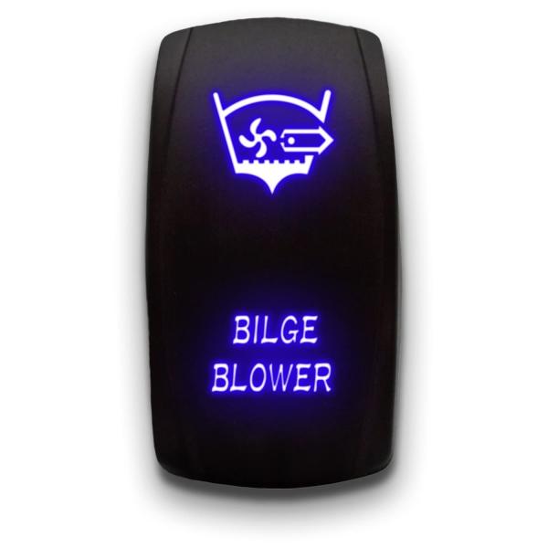 12V/24V 범용 5/7 핀 블루 LED 스위치 (BILGE BLOWER) [TYE-LS121]