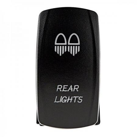 디바이스마트,EV 전기차/캠핑카/그린에너지 > 스위치/커넥터/릴레이 > 스위치/셀렉터,SMG,12V/24V 범용 5/7 핀 블루 LED 스위치 (REAR LIGHTS) [TYE-LS132],24V, 10A / 12V, 20A / SPST / 방수 IP 6 / 블루 / REAR LIGHTS