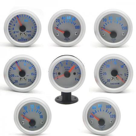 디바이스마트,EV 전기차/캠핑카/그린에너지 > 센서류 > 게이지,SMG,52mm LED 자동차 부스트 게이지 BOOST GUAGE BAR [TYE-LG005],10-15V / 0.3A / 52mm / 부스트 게이지 BAR / 화이트