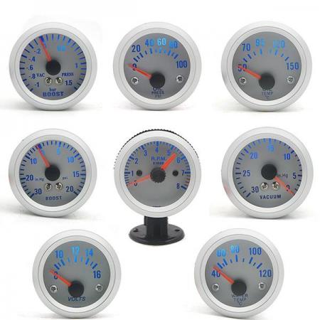 디바이스마트,EV 전기차/캠핑카/그린에너지 > 센서류 > 게이지,SMG,52mm LED 자동차 진공 게이지 VACCUME [TYE-LG011],10-15V / 0.3A / 52mm / 진공 계기 InHg / 화이트