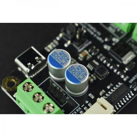 디바이스마트,기계/제어/로봇/모터 > 모터드라이버 > DC모터 드라이버 > 100W 이하 DC모터 드라이버,DFROBOT,Light & Motor Driver for Python (V1.0) [DRI0050],입력 전압 범위: 5V~24V / 최대 제어 전류: 10A / PWM 듀티비 조정 범위: 0~255 / PWM 주파수 조정 범위: 183Hz ~ 46875Hz / USB 인터페이스: C형 / UART 인터페이스: PH2.0-4P