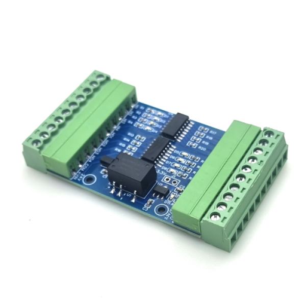 8채널(입력-4,출력4) 24V<->3.3V(5V)신호 변환 모듈 (P3013-1)
