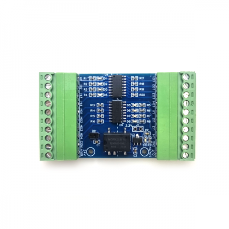 디바이스마트,MCU보드/전자키트 > 전원/신호/저장/응용 > 레벨컨버터/전압관리,한진데이타,8채널(입력-4,출력4) 24V3.3V(5V)신호 변환 모듈 (P3013-1),55mm X 40mm X 26mm / 신호변환 : 24V  3.3V / 입력전원 : DC24V/0.2A