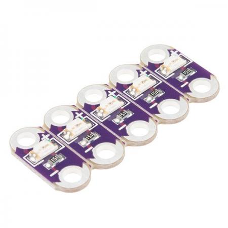 디바이스마트,MCU보드/전자키트 > 전원/신호/저장/응용 > 웨어러블 > 보드/모듈/키트,SparkFun,LilyPad LED Red (5pcs) [DEV-14013],스파크펀 릴리패드 LED 레드 5개 팩 / 크기 : 5.5mm x 12mm