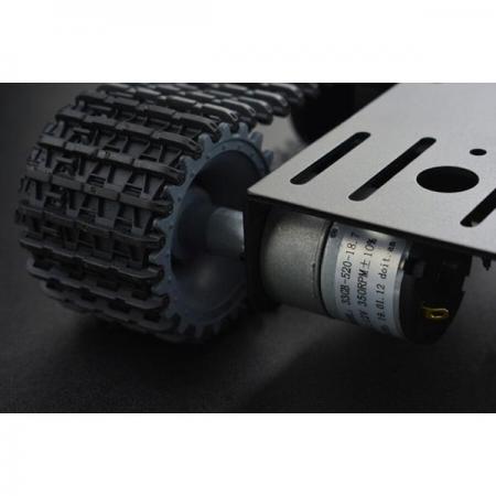 디바이스마트,오픈소스/코딩교육 > 아두이노 > 아두이노 교육용키트,DFROBOT,Black Gladiator - Tracked Robot Chassis [ROB0153],조립 치수: 19.3*16.3*6cm(L*W*H)/7.60*6.42*2.36" / 순중량: 0.47kg /  전압 범위: 6V-12V /  무부하 속도: 170-350RPM