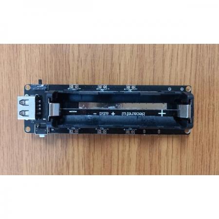 디바이스마트,MCU보드/전자키트 > 전원/신호/저장/응용 > 충전/배터리/전원,네오틱스,리튬 배터리(18650) 홀더장착 충전-전원출력(3.3V, 5V) 모듈(배터리 - 1개용) (PN-HLCH-18650-1S),PCB Size : 약 99.5mm x 29.2 / Battery : 18650 Size Battery (1 pcs) / Charging Voltage : DC 5V