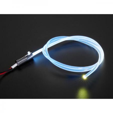 디바이스마트,LED/LCD > LED 인테리어조명 > 장식용 LED,Adafruit,Fiber Optic Light Source - 1 Watt - White [ada-4168],고출력 LED 클러스터 / 흰색 광섬유 광원 / 9~12V 및 100mA 전류로 전원을 공급해야 하며 금속 본체는 방열판 역할을 합니다