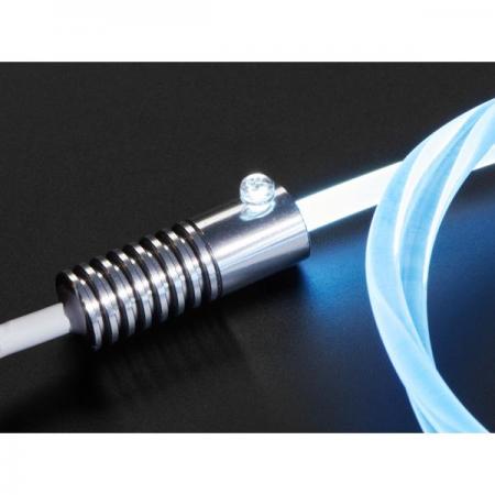디바이스마트,LED/LCD > LED 인테리어조명 > 장식용 LED,Adafruit,Fiber Optic Light Source - 1 Watt - White [ada-4168],고출력 LED 클러스터 / 흰색 광섬유 광원 / 9~12V 및 100mA 전류로 전원을 공급해야 하며 금속 본체는 방열판 역할을 합니다