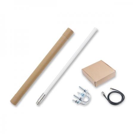 디바이스마트,MCU보드/전자키트 > 통신/네트워크 > RF/LoRa,Seeedstudio,Fiberglass Antenna Kit; 863-870MHz; 5.8dBi; 800mm [318020690],주파수 범위: 863-870MHz / 길이 80cm / 혹독한 야외 환경을 견딜 수 있을 정도로 견고함 / 평균 이득: 5.8dBi