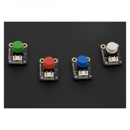 디바이스마트,MCU보드/전자키트 > 버튼/스위치/제어/RTC > 버튼/스위치/조이스틱,DFROBOT,Gravity: Digital Push Button (Red) [DFR0029-R],공급 전압: 3.3~5V / 인터페이스: 디지털 / 크기: 22x30mm(0.87x1.18") / 보드에 표시기 LED