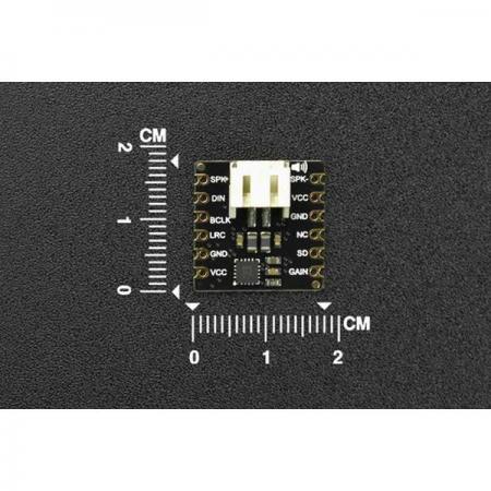 디바이스마트,MCU보드/전자키트 > 음악/앰프/녹음 > 앰프/증폭,DFROBOT,MAX98357 I2S Amplifier Module [DFR0954],작동 전압: DC 3.3V~5V / 출력 전력: 8Ω 1.8W / 4Ω 2.5W / 출력 채널: 단일 채널 / 통신 인터페이스: I2S 인터페이스 / 주파수 응답: ±0.2dB