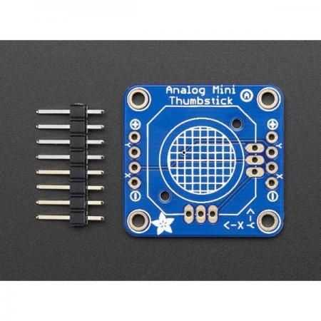 디바이스마트,MCU보드/전자키트 > 버튼/스위치/제어/RTC > 버튼/스위치/조이스틱,Adafruit,Analog Mini Thumbstick Breakout Board [ada-3246],조이스틱/썸스틱을 장착할 수 있는 작은 PCB / 아날로그 / 브레이크아웃 / 0.1인치 수 헤더