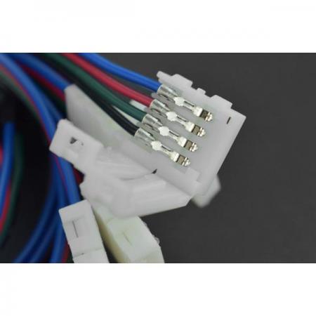 디바이스마트,케이블/전선 > 어셈블리 케이블 > 특수 커넥터 케이블,DFROBOT,4-Pin LED Strip Connector Cable-Single Head (5PCS) [FIT0866],LED 스트립 폭: 10mm / 철사 길이: 20cm / 작동 온도: -45℃~+105℃ / LED 스트립 두께: 0.2mm-0.3mm