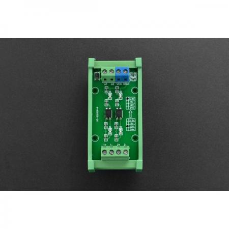 디바이스마트,MCU보드/전자키트 > 전원/신호/저장/응용 > 레벨컨버터/전압관리,DFROBOT,2-Channel Level Converter (12V to 3.3V) [DFR0911],입력 채널: 2채널 광커플러 절연 / 출력 신호: PNP 출력(NPN에서 PNP로 사용 가능) / 출력 전류: 각 채널에 대해 50mA 이하 / 표시기: SMD LED /  나사 구멍의 크기: 3mm