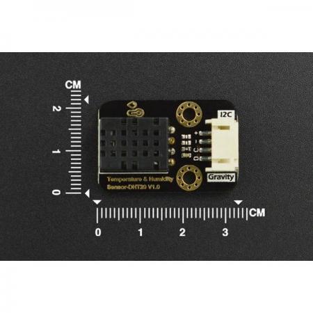디바이스마트,오픈소스/코딩교육 > 아두이노 > 아두이노 센서모듈,DFROBOT,Gravity: DHT20 Temperature & Humidity Sensor for Arduino [SEN0497],작동 전압: 3.3V ~ 5.5V DC / 온도 범위: -40 ~ +80°C ±0.5°C / 습도 범위: 0~100%RH ±3%RH(25°C) / 보관 조건: 10℃-50℃, 20-60%RH