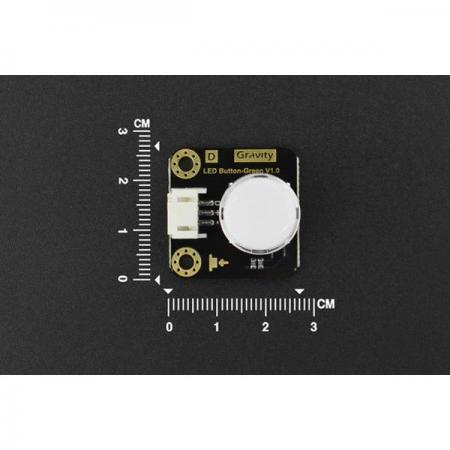 디바이스마트,MCU보드/전자키트 > 버튼/스위치/제어/RTC > 버튼/스위치/조이스틱,DFROBOT,Gravity: LED Button - Green[DFR0785-G],작동 전압: +3.3-5V(3.3V 권장) / 커넥터: PH2.0-3P / 차원: 27×26.5mm/1.06×1.04”