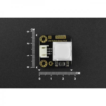 디바이스마트,MCU보드/전자키트 > 버튼/스위치/제어/RTC > 버튼/스위치/조이스틱,DFROBOT,Gravity: LED Switch - Green [DFR0789-G],작동 전압: +3.3-5V(3.3V 권장) / 커넥터: PH2.0-3P / 차원: 27×26.5mm